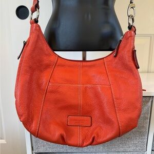 Chic Orange Hobo Bag
